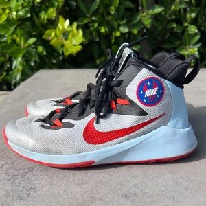 NIKE Basketball High Top Sneakers, Big Kids Size 5.5Y